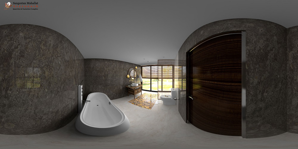 现代浴室_4型