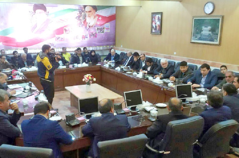 La visita della delegazione commerciale dei paesi della CSI all'azienda Sangestan Mahallat