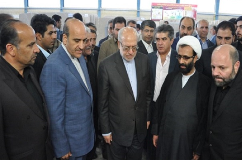 Inauguration of two production lines of Sangestan Mahallat company with the presence of Nematzadeh